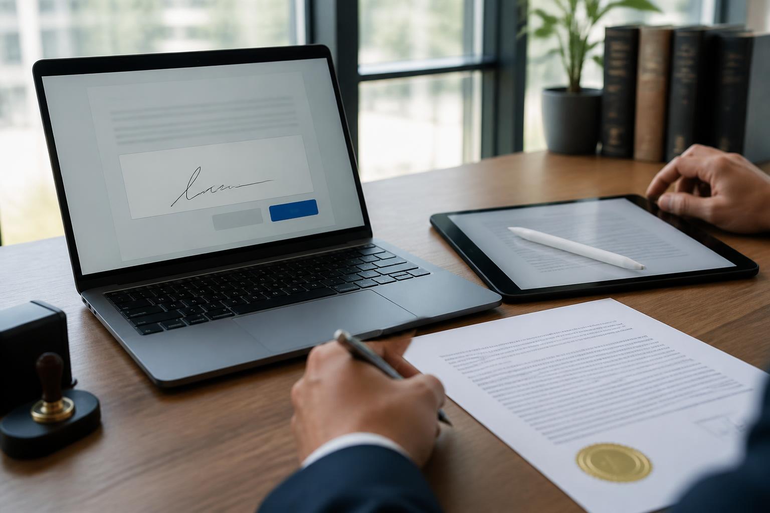 ลายมือชื่ออิเล็กทรอนิกส์และเอกสารดิจิทัล — e ลายมือชื่อ | electronic signature and digital documents: e signature — NYC Legal & Notary Services (Thailand)