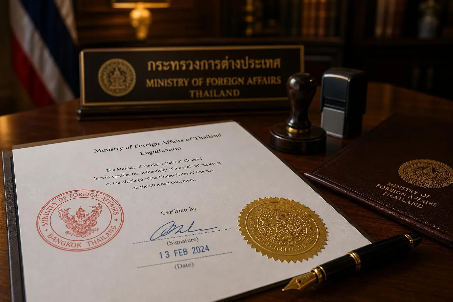embassy doc legalisation — ภาพประกอบบริการ consular ของ NYC Legal & Notary Services